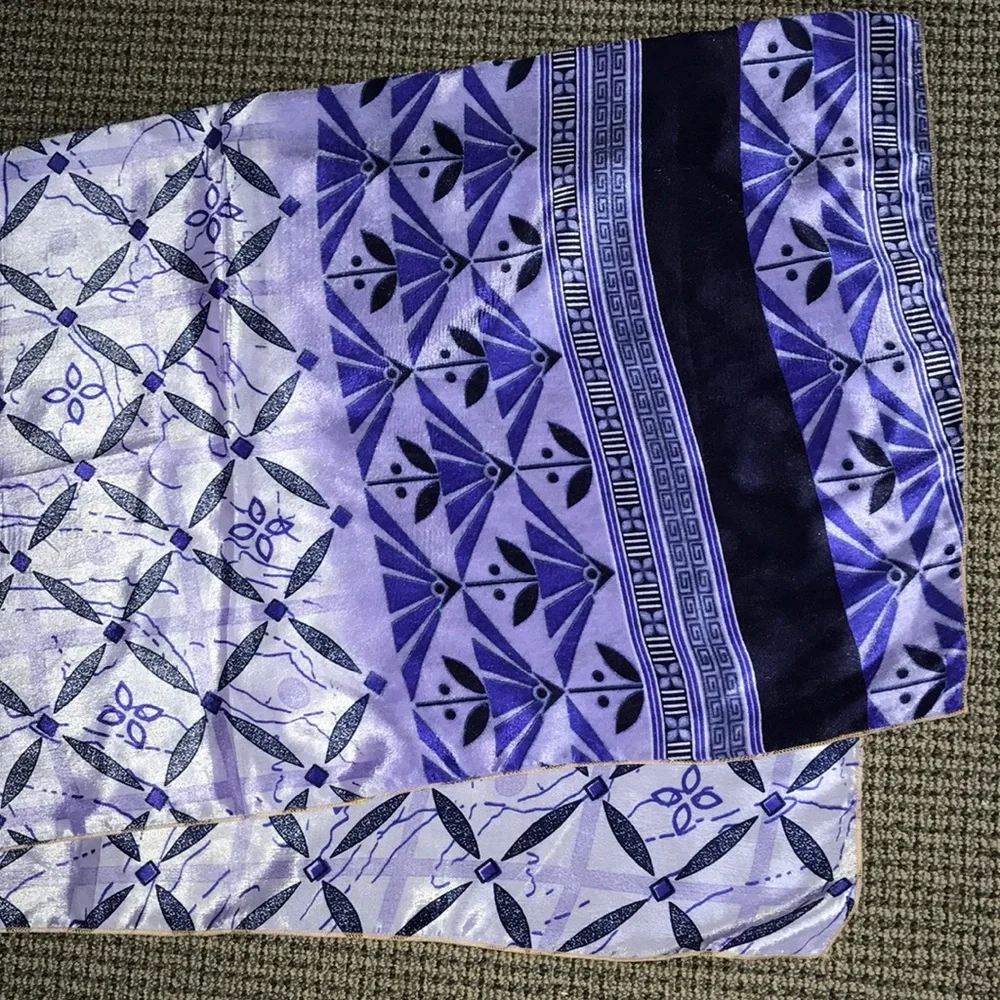 Light Purple Geometric‎ Pattern Scarf